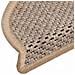 Tappeti Adesivi Scale Aspetto Sisal 30pz 56x17x3cm Beige Chiaro - Foto miniatura 7