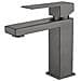 Rubinetto per lavabo da bagno, Blackswan, tipo M311, modello corto grigio antracite, misura 18,5 cm - Foto miniatura 1