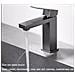 Rubinetto per lavabo da bagno, Blackswan, tipo M311, modello corto grigio antracite, misura 18,5 cm - Foto miniatura 2