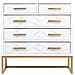 Cassettiera 4 Cassetti Legno E Metallo 80x39,5x81h Cm - Foto miniatura 2