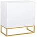 Cassettiera 4 Cassetti Legno E Metallo 80x39,5x81h Cm - Foto miniatura 4