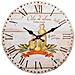 Orologio Da Parete In Legno Marrone D34x2h - Foto miniatura 1