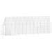 Gabbia per polli 2 pcs Argento 600 x 100 x 210 cm - Foto miniatura 6