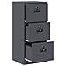 Armadio per File con cassetto Antracite 44 x 50 x 106.5 cm - Foto miniatura 6