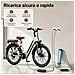 Bicicletta Elettrica 26 Pollici E-bike 250w Batteria Rimovibile 36v10ah Autononomia 30-60km Con Ripiani S600-beige - Foto miniatura 2