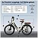 Bicicletta Elettrica 26 Pollici E-bike 250w Batteria Rimovibile 36v10ah Autononomia 30-60km Con Ripiani S600-beige - Foto miniatura 4