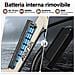 Bicicletta Elettrica 26 Pollici E-bike 250w Batteria Rimovibile 36v10ah Autononomia 30-60km Con Ripiani S600-beige - Foto miniatura 5