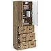 Set di armadi 2 pcs Rovere Artigianale 66 x 34,5 x 87 cm - Foto miniatura 2