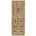 Set di armadi 2 pcs Rovere Artigianale 66 x 34,5 x 87 cm - Foto miniatura 4
