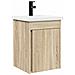Mobile bagno con rubinetto Rovere Sonoma 42 x 40 x 74,5 cm - Foto miniatura 1