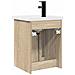 Mobile bagno con rubinetto Rovere Sonoma 42 x 40 x 74,5 cm - Foto miniatura 7