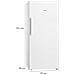 GS51NAWCV Congelatore verticale Libera installazione 290 L Bianco - Foto miniatura 7