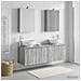Set di Armadi da Bagno 5 pcs Sonoma grigio Legno ingegnerizzato - Foto miniatura 2