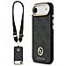 Custodia Magsafe Per Iphone Air Con Logo Guess 4g Strass E Grandi Bottoni Metallici Neri. - Foto miniatura 1