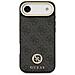 Custodia Magsafe Per Iphone Air Con Logo Guess 4g Strass E Grandi Bottoni Metallici Neri. - Foto miniatura 4