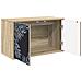 Mobile TV da Parete DOKKUM 69 x 33 x 40 cm Rovere Sonoma - Foto miniatura 3