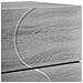 Comodino 2 pz Grigio Sonoma 33,5 x 34,5 x 60 cm Legno composito - Foto miniatura 8
