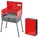Barbecue con Paravento laterali, richiudibile in valigetta H 48x41x30 cm - Foto miniatura 1