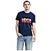 Sportswear Logo Graphic Dress Blue T-shirt Uomo Taglia Xl - Foto miniatura 1