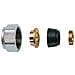 Kit Completo Gomma A Compressione Ø10 Calotta Cromata 8427 10 - Foto miniatura 1