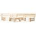 Set Divani Da Giardino Con Pallet 4 Pz Naturale Legno Fsc - Foto miniatura 1