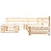 Set Divani Da Giardino Con Pallet 4 Pz Naturale Legno Fsc - Foto miniatura 2