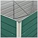 Letto Di Coltura Rialzato 160x80x77 Cm In Acciaio Zincato Verde - Foto miniatura 2