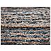 Tappeto Tondo In Iuta E Cotone Blu / beige Ø 120 Cm Maslak - Foto miniatura 8