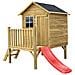 Merida - Casetta In Legno Per Bambini Con Scivolo - Foto miniatura 2