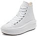 568498c Ct All Star Hi Trainer Donna Taglia 36 Colore Bianco - Foto miniatura 9