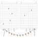 Pannelli Griglia Set Di 2 Display Photo Wall Metal Mesh Decorazione Della Parete Multifunzionale Hanging Quadro A Parete Fai Da Te Dellesposizione Di Arte S Hook Clip Canapa Cavo Bianco Lpp02w - Foto miniatura 1