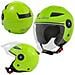 City Casco Jet Moto Doppia Visiera Ece 22-05 Certificato Scooter Verde S - Foto miniatura 9