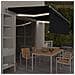 Tenda Automatica Con Parasole Sensore Vento Led 5x3m Antracite - Foto miniatura 3