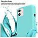 Catena Di Telefoni Cellulari Compatibile Con Apple Iphone 11 In Liquid Turchese - Coperchio Di Protezione In Silicone Con Cordino Regolabile In Lunghezza - Foto miniatura 3