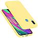 Custodia Compatibile Con Samsung Galaxy A40 In Liquid Giallo - Coperchio Protettivo In Silicone Tpu Flessibile - Foto miniatura 1