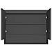 Armadietto A Specchio Per Bagno 80x15x60 Cm Mdf Antracite - Foto miniatura 3