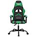 Sedia Da Gaming Nera E Verde In Similpelle - Foto miniatura 3