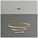 Sollux Lighting Lampadario Rio 3 55/78/110 Dorato Led 3000k Th. 173 - Moderno Lampadario D'oro 150x110x110 Cm - Foto miniatura 2