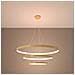 Sollux Lighting Lampadario Rio 3 55/78/110 Dorato Led 3000k Th. 173 - Moderno Lampadario D'oro 150x110x110 Cm - Foto miniatura 3