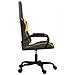 Sedia Da Gaming Massaggiante Nero E Oro In Similpelle - Foto miniatura 6