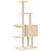 Albero Per Gatti Con Tiragraffi In Sisal Crema 145 Cm - Foto miniatura 5
