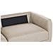 Divano 3 Posti Sigtuna Tessuto Beige - Foto miniatura 2