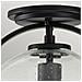 Plafoniera Industrial Nordica Somerset Acciaio Nero 1 Luce E27 - Foto miniatura 4