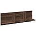 Mobile A Parete 100x16,5x30 Cm Rovere Marrone In Truciolato - Foto miniatura 2