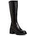Black Casual Closed Boots Stivaletti Pelle Scarpe Donna Nero Eu 39, 1-25616-41 001 - Foto miniatura 1
