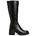 Black Casual Closed Boots Stivaletti Pelle Scarpe Donna Nero Eu 39, 1-25616-41 001 - Foto miniatura 2