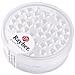 Rayher - 40 Pezzi - Perle In Vetro A Dado 4,5x5mm - Colore Bianco - Foto miniatura 1