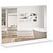 Specchio Bagno da Parete con Mensola Design Moderno e Multiuso, 60x12x40 cm, Bianco - Foto miniatura 1