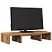 Supporto Monitor Regolabile Rovere 60x24x10,5 Cm In Truciolato - Foto miniatura 3