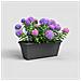 Fioriera - Plastica - Antracite - Rettangolare - L57,9 X P24,3 X H22cm - - Foto miniatura 2